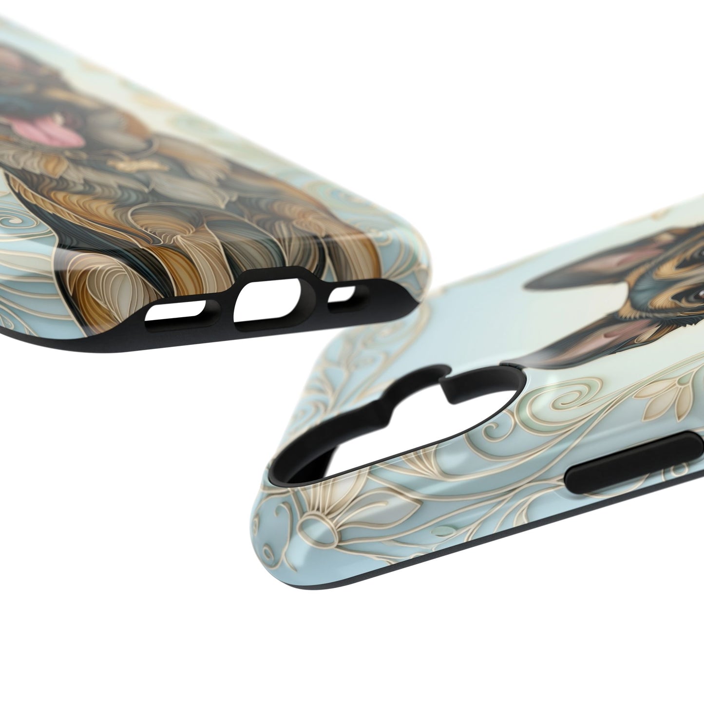 The Elegant Filigree – Custom Pet Portrait iPhone Case