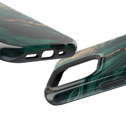 Luxury Green Marble Design Case for iPhone