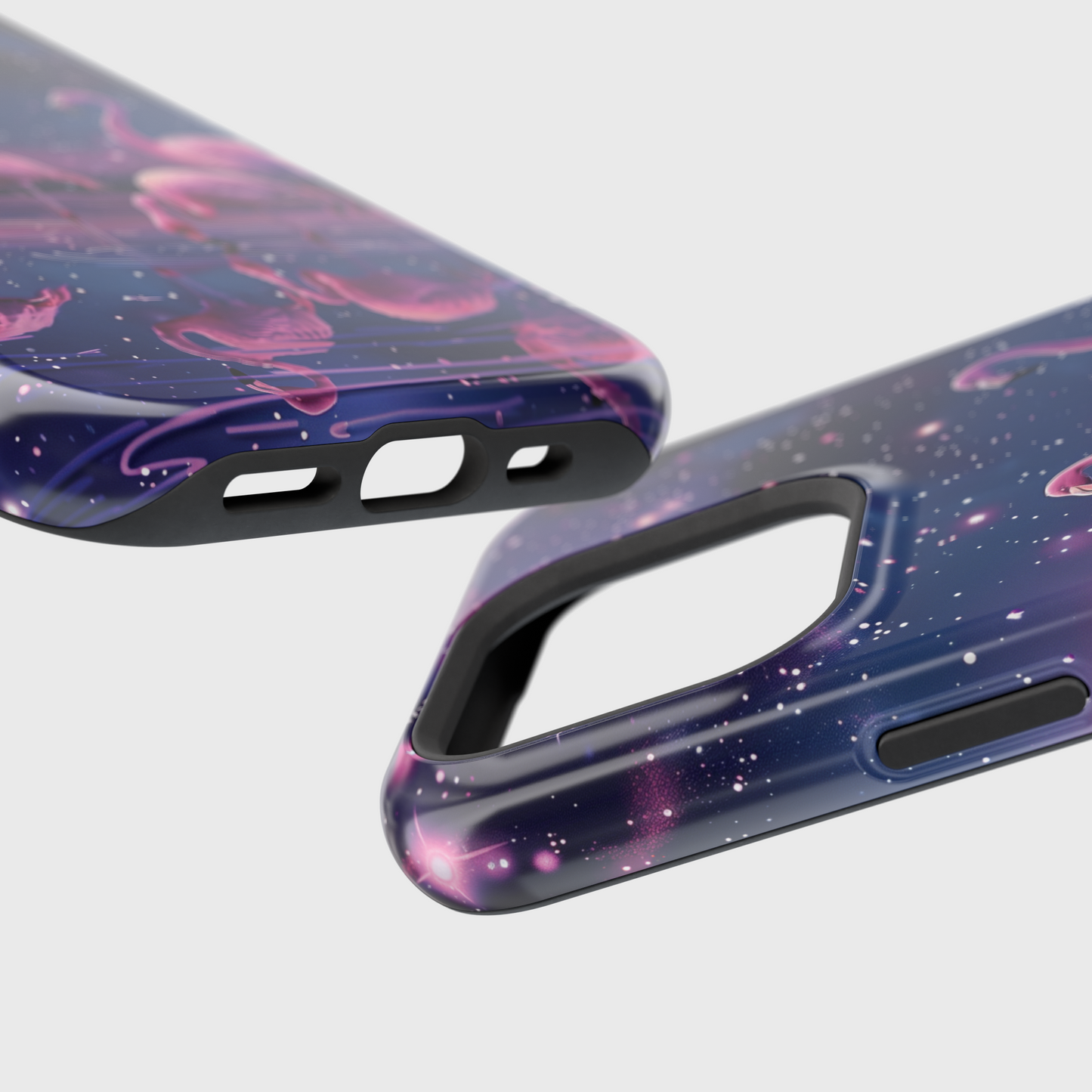 Starry Night Flamingo Design iPhone Case