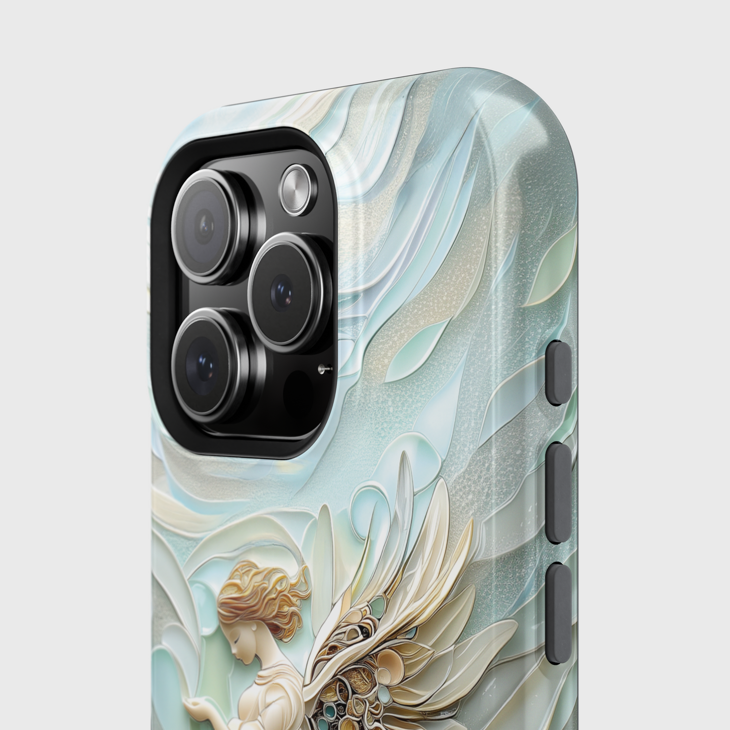 Holy Angel Quilling Art Design iPhone Case
