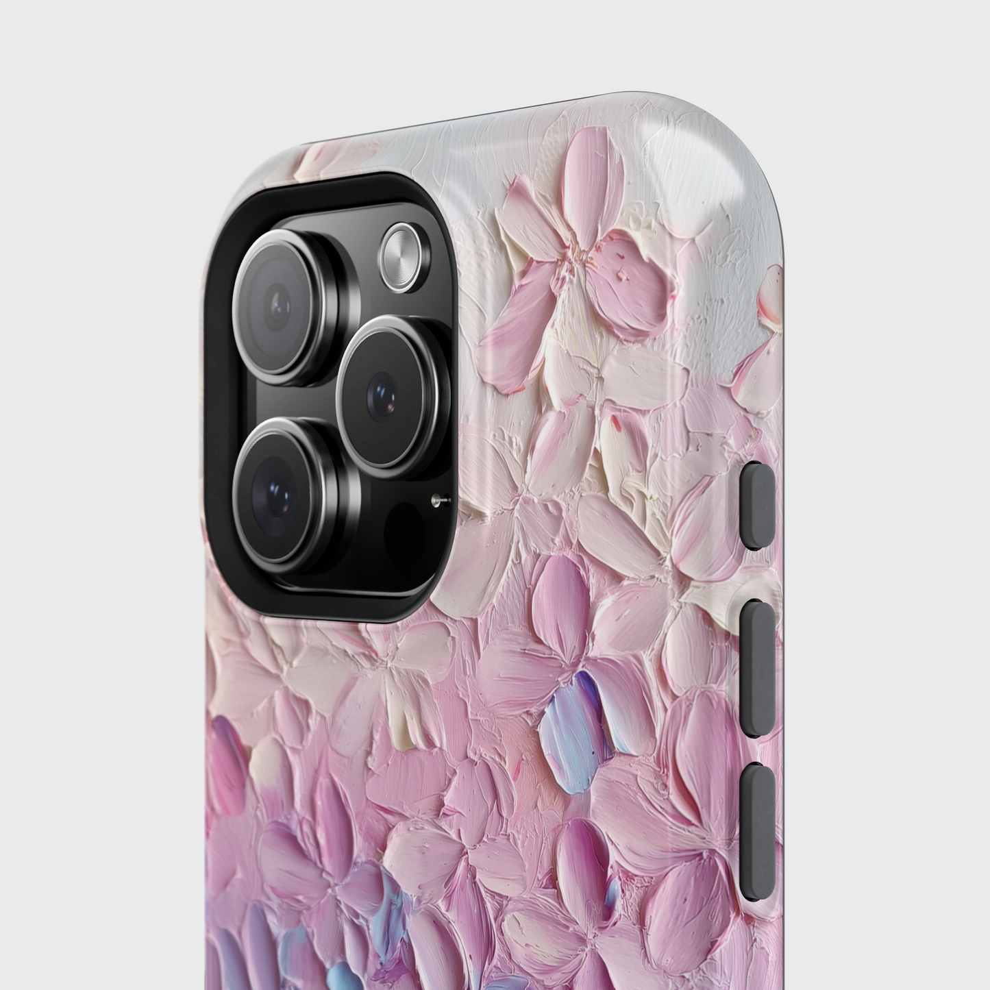 Pastel Flower Abstract Oil Painting Design iPhone Case