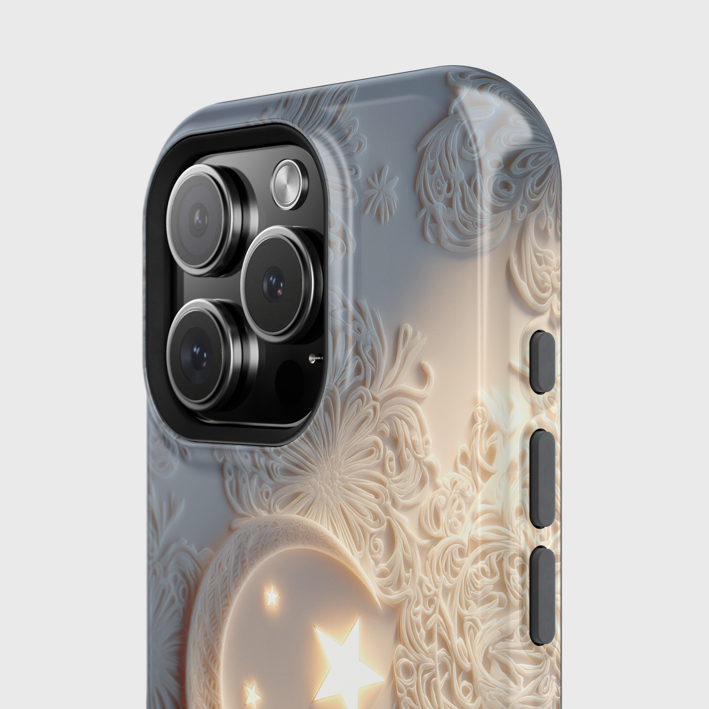 Moonlit Blossom Design iPhone Case