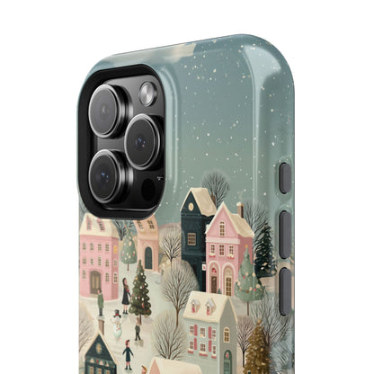 Christmas Village Design iPhone Case
