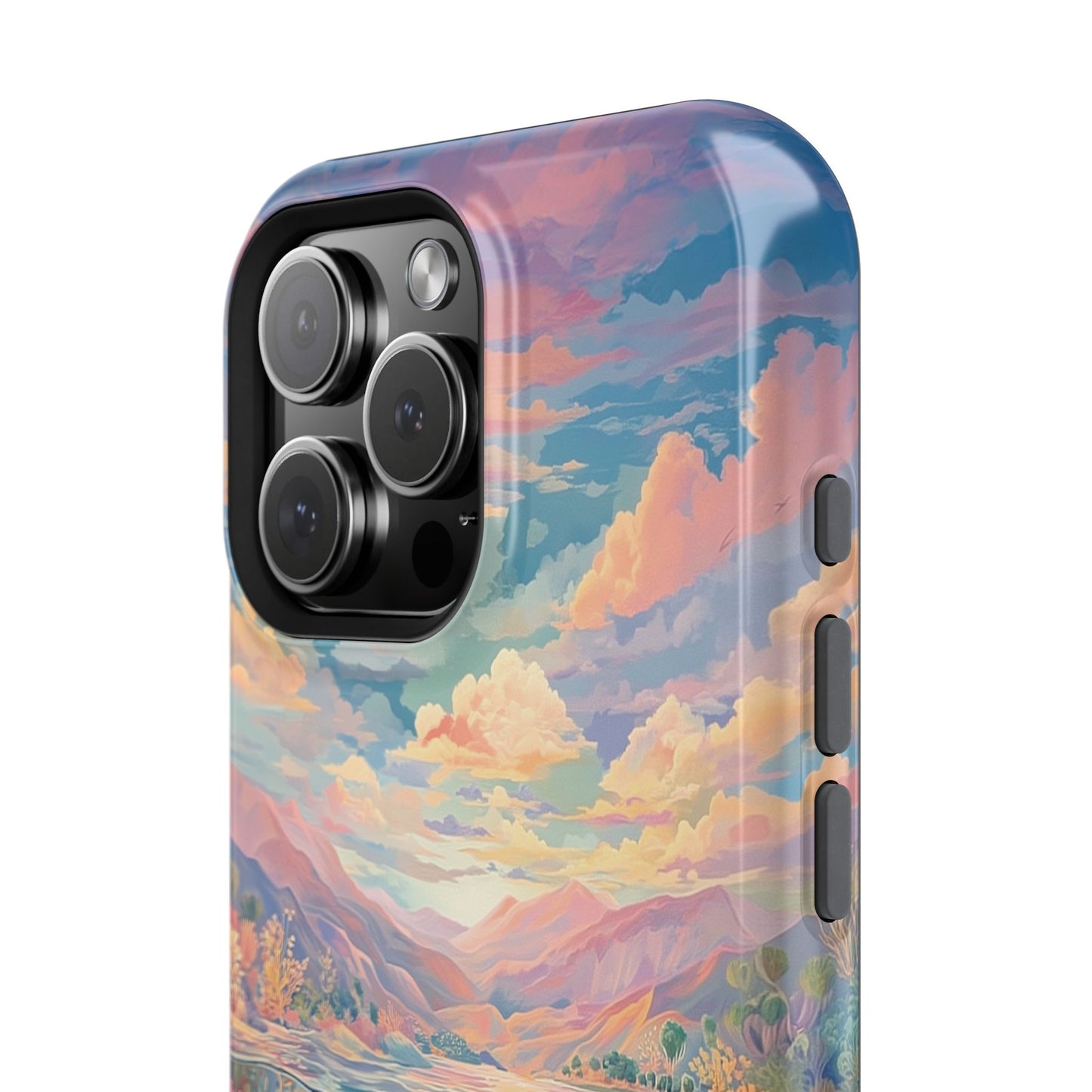 Coral Horizon Design iPhone Case