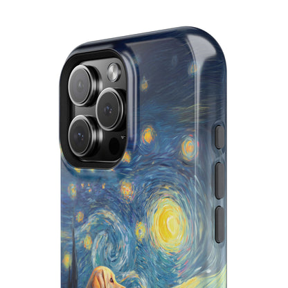 Barky Night (Golden Labrador) Design iPhone Case