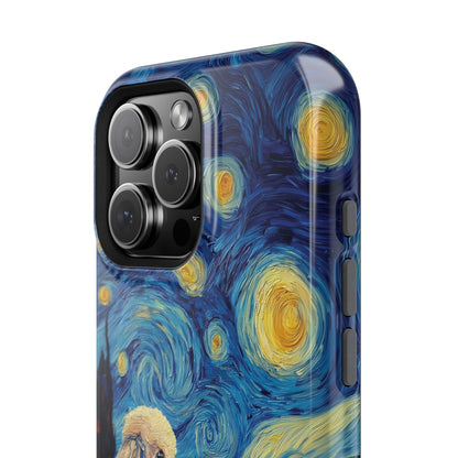 Barky Night (Poodle) Design iPhone Case