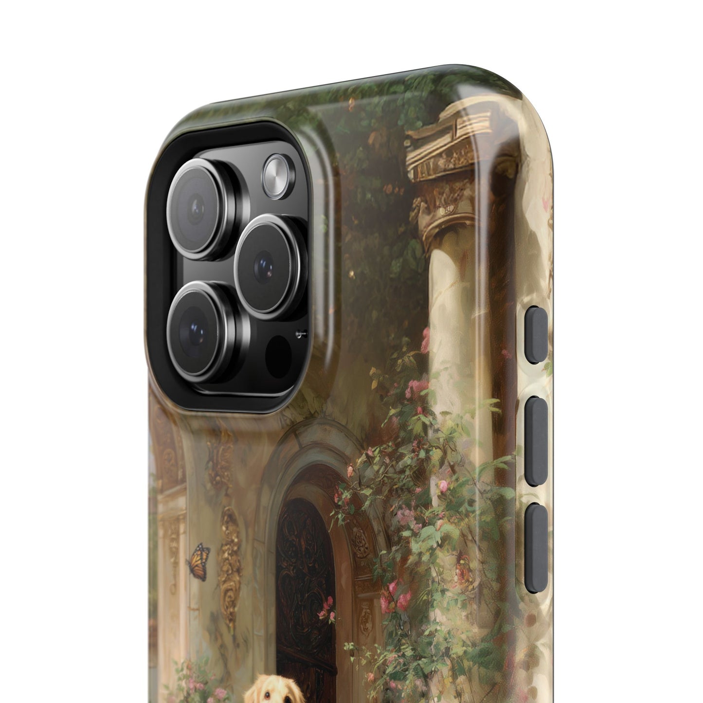 The Royal Golden Guardian Design iPhone Case