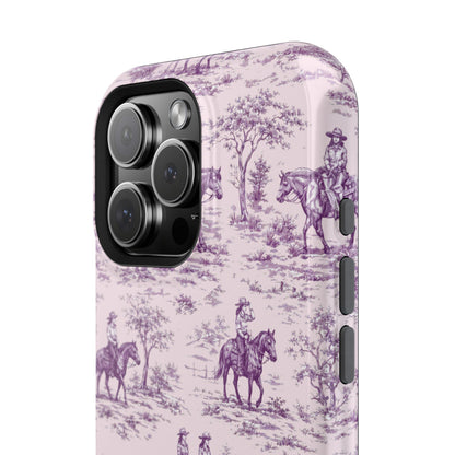 Toile de Cowgirl Design iPhone Case