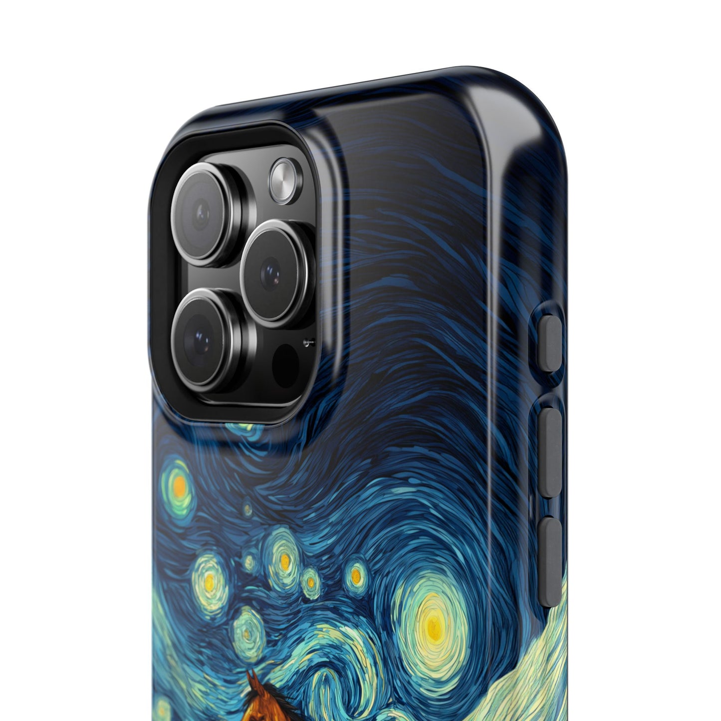 Starry Night Stallion Design iPhone Case