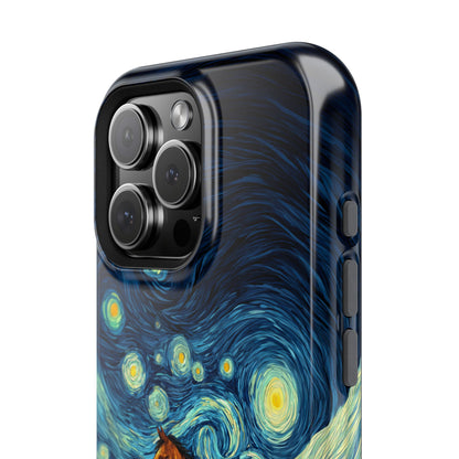 Starry Night Stallion Design iPhone Case