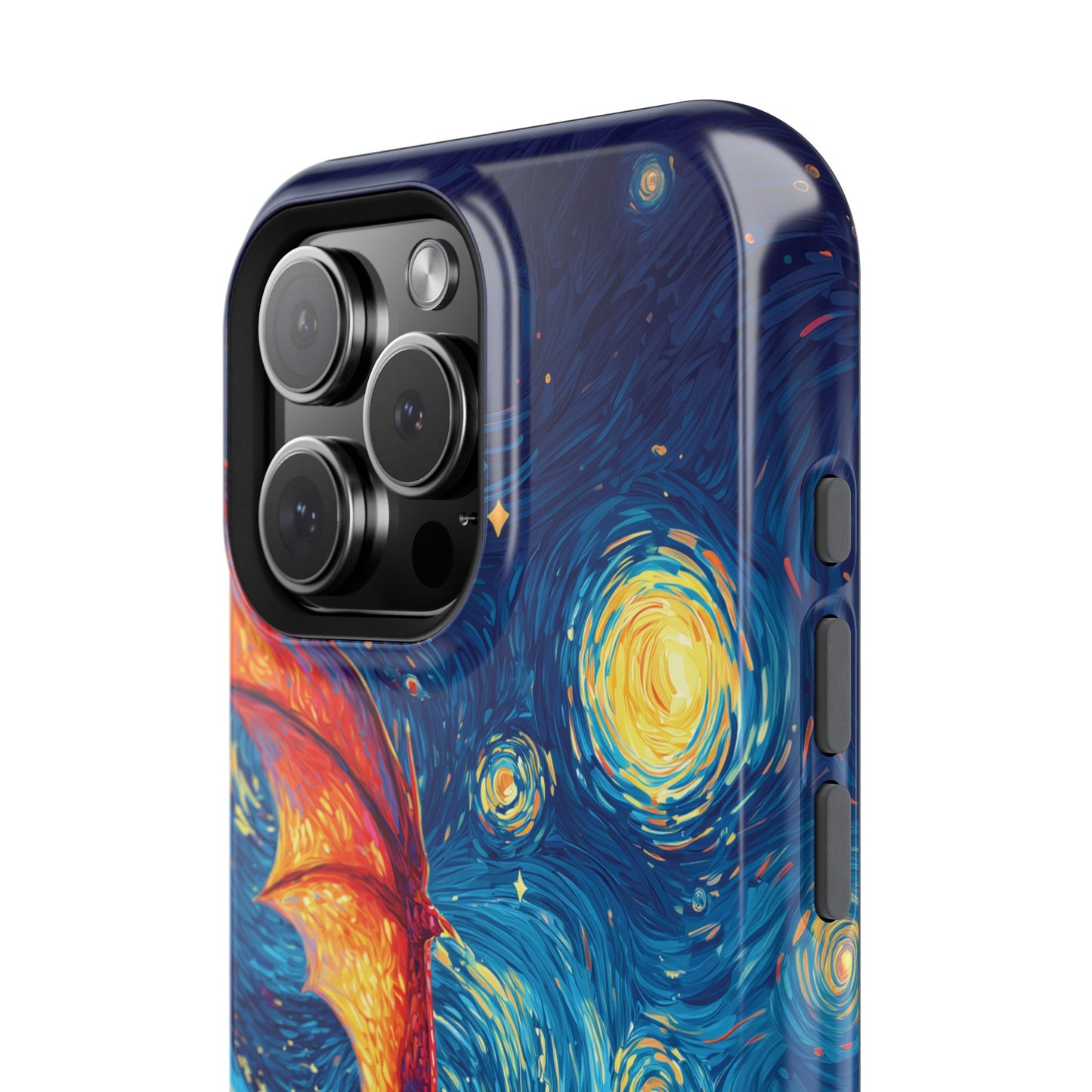 The Midnight Drake – Fantasy Art iPhone Case