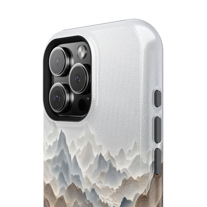 The Sweeping Valley – Sculptural Mountain Design iPhone Case