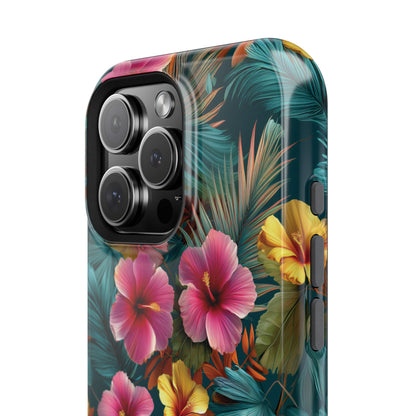 The Moody Oasis – Dark Tropical Design iPhone Case