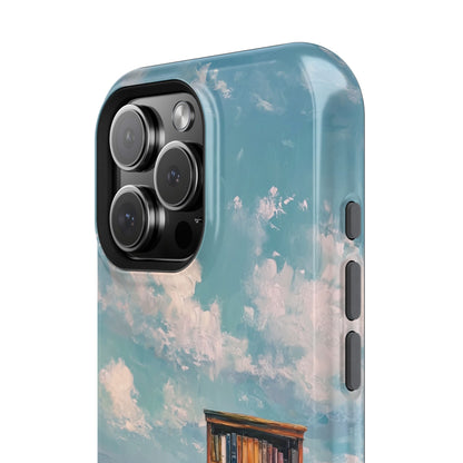 The Dreamer's Study – Surreal Meadow Design iPhone Case