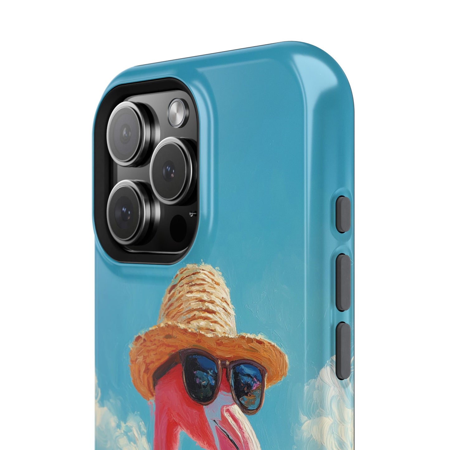 Vacation Mode – Painted Flamingo Design iPhone Case