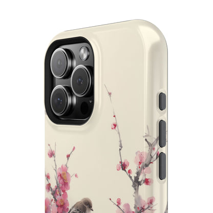 The Sweeping Blossom – Ink Wash Botanical Design iPhone Case