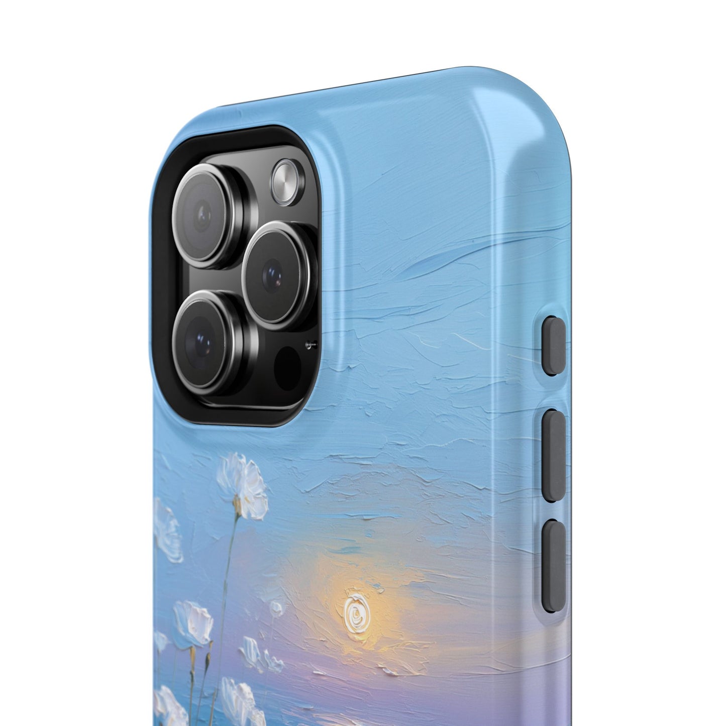 The White Sea Poppies – Coastal Impressionism Design iPhone Case