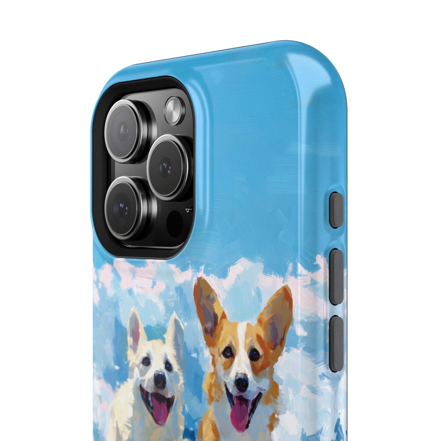 The Summer Surf Dogs – Impasto Action Design iPhone Case