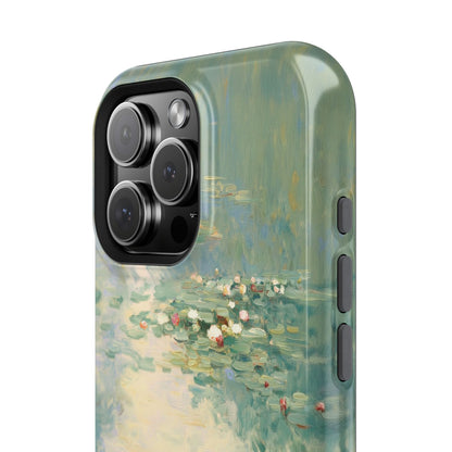 The Water Lily Lurker – Fine Art Parody Design iPhone Case