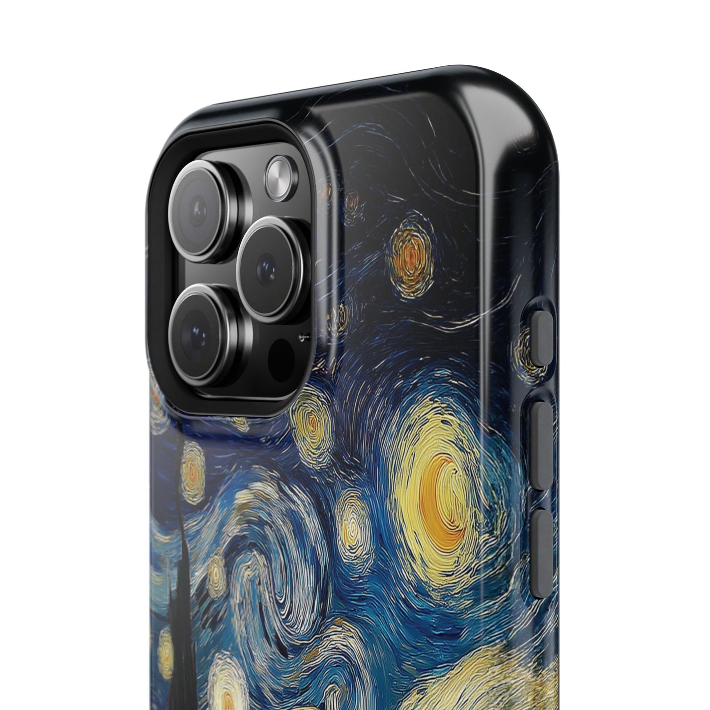 The Starry Night Stargazer – Custom Impressionist Pet iPhone Case