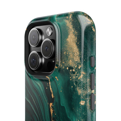 Luxury Green Marble Design Case for iPhone