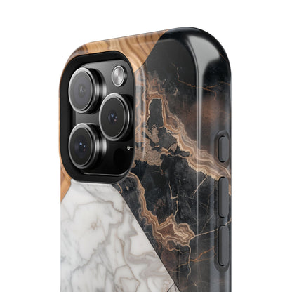 Wood & Marble Texture Design Case for iPhone