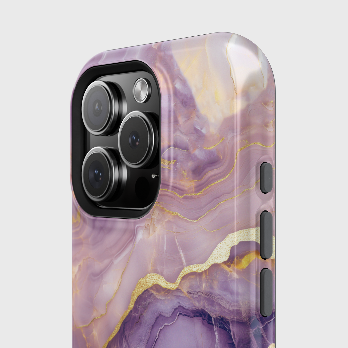 Dreamy Purple Marble Design iPhone Case