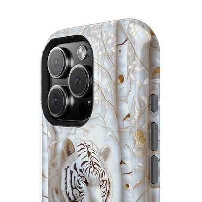 White Tiger Design iPhone Case