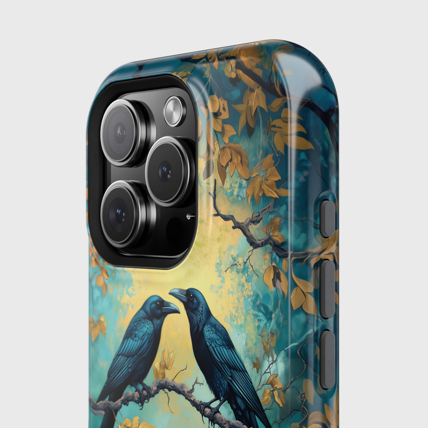 Crow Dark Fantasy Art Design iPhone Case
