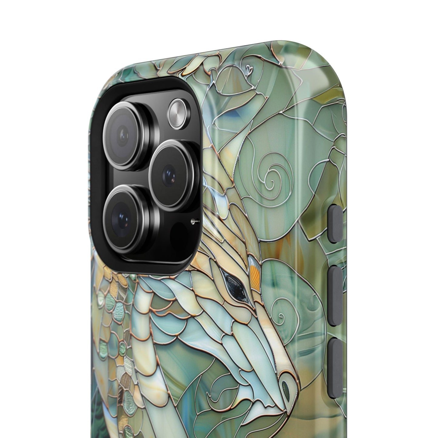 Dragon Stained Glass Design iPhone Case