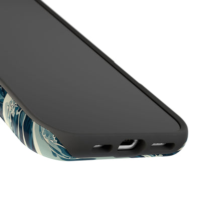 The Roaring Neko – Ukiyo-e Parody Design iPhone Case