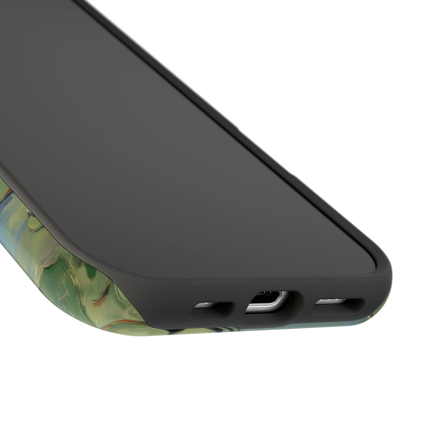 The Water Lily Lurker – Fine Art Parody Design iPhone Case