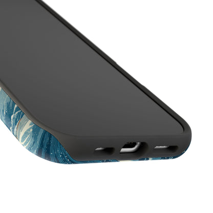 The Wave-Riding Neko – Sunset Surfer Case Design iPhone Case