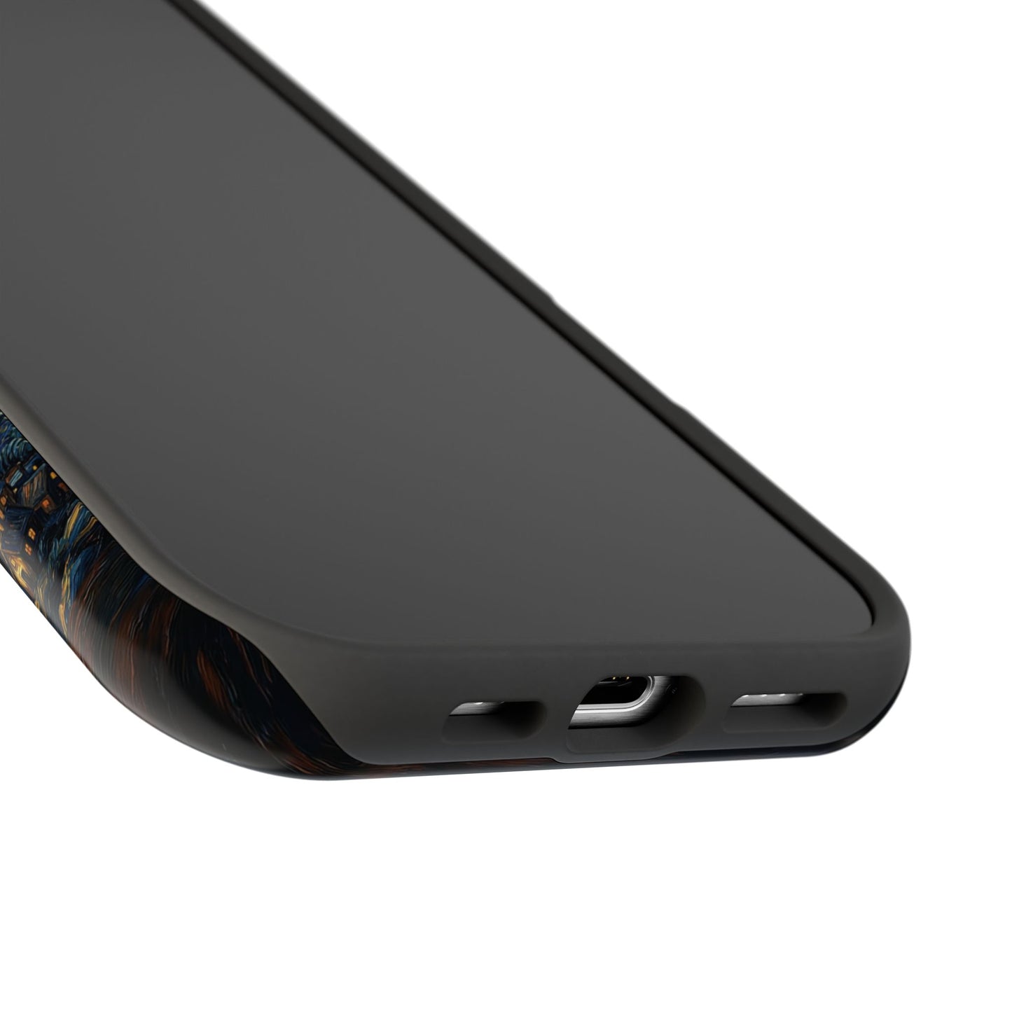 The Starry Night Stargazer – Custom Impressionist Pet iPhone Case