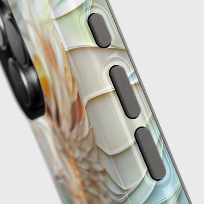 Majestic Phoenix Stained Glass Design iPhone Case