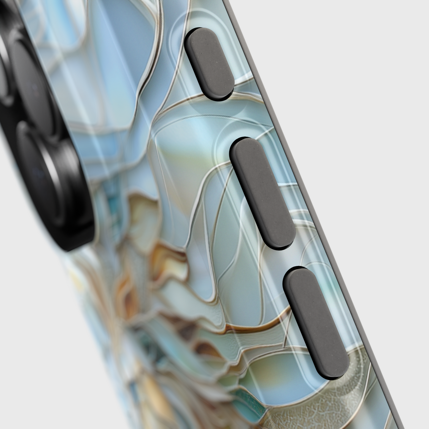 Majestic Lion Stained Glass Design iPhone Case