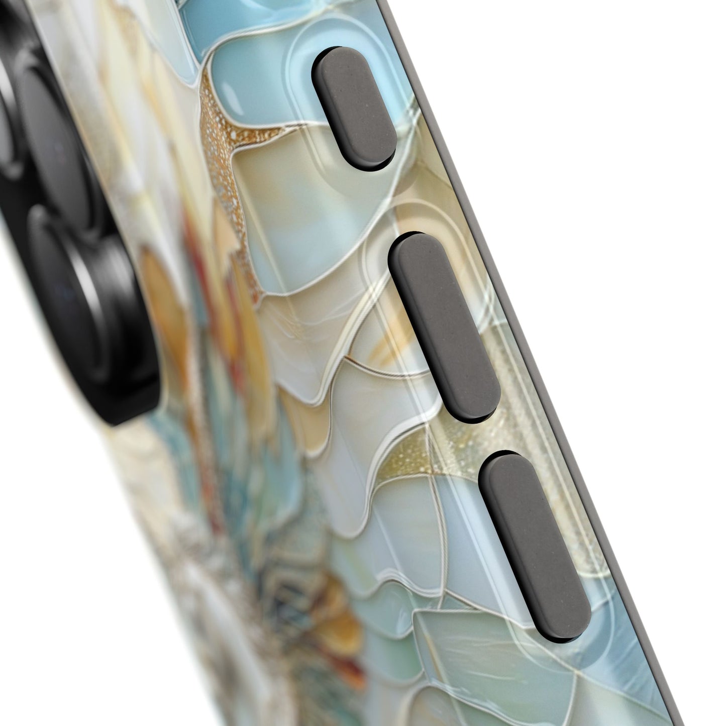 Flying Unicorn Abstract Art Design iPhone Case