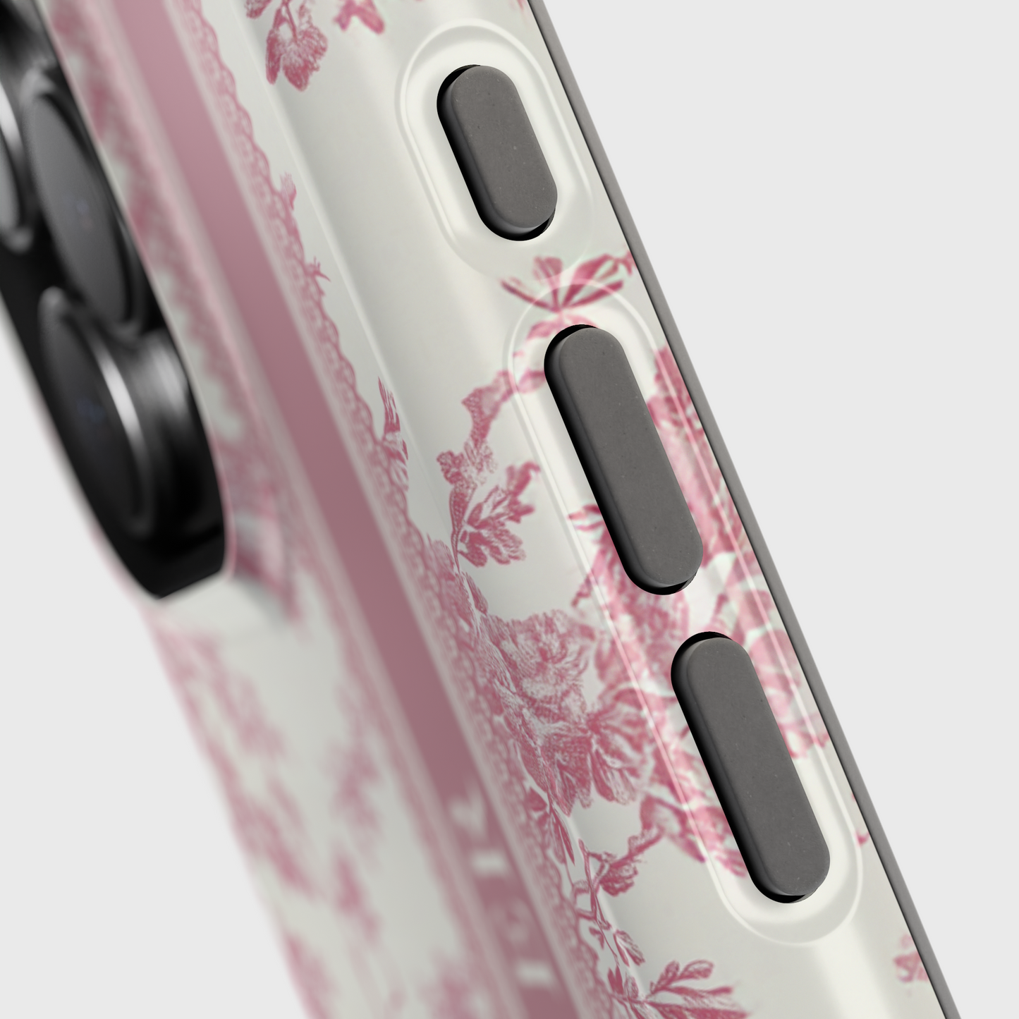 Personalisable Vintage Toile de Jouy Design iPhone Case