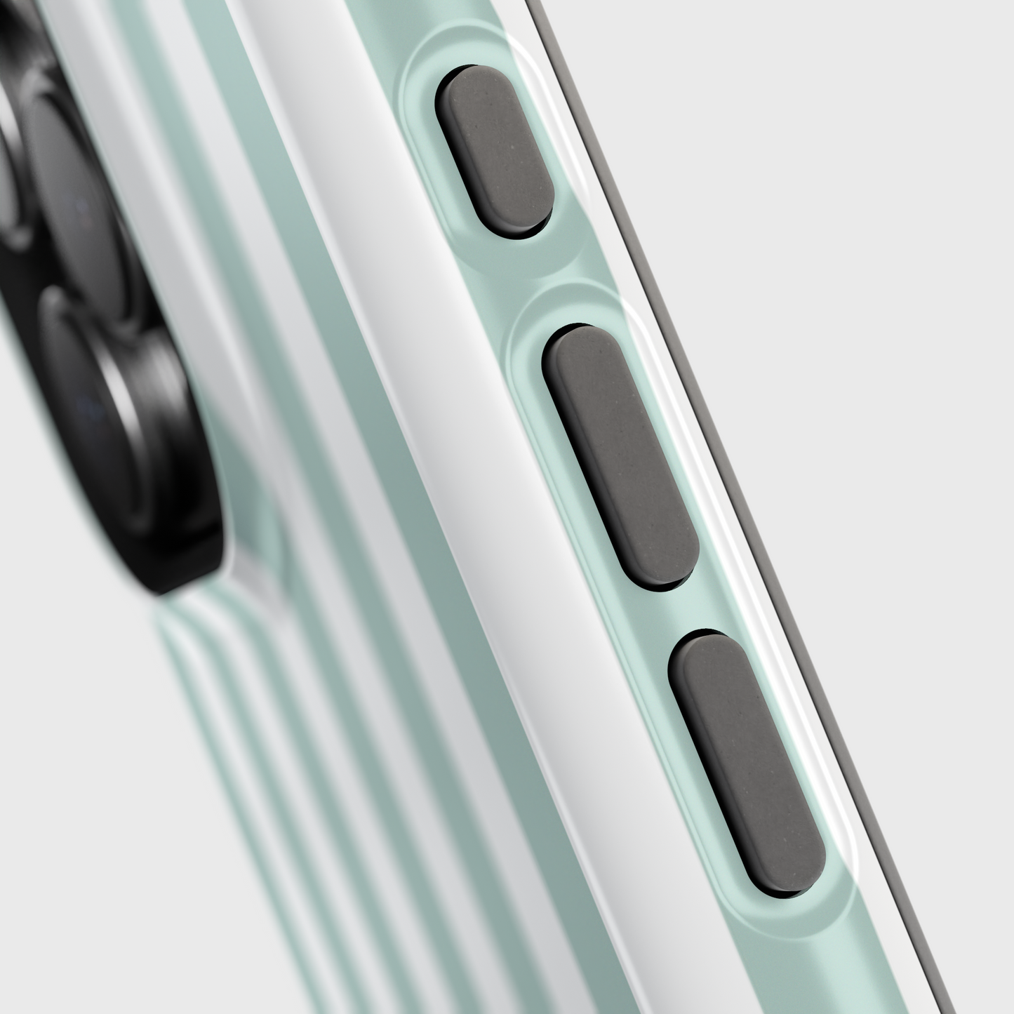 Personalisable Striped Design (Blue) iPhone Case