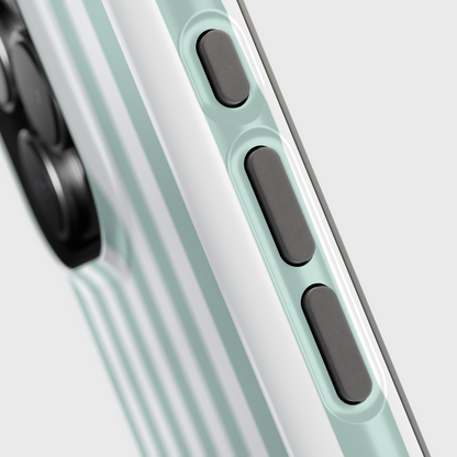 Personalisable Striped Design (Blue) iPhone Case