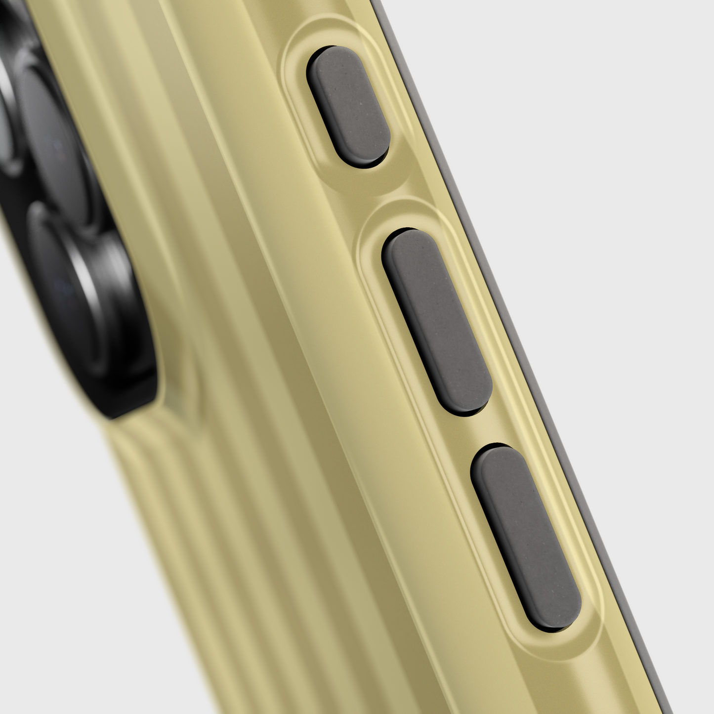 Personalisable Striped Design (Yellow) iPhone Case