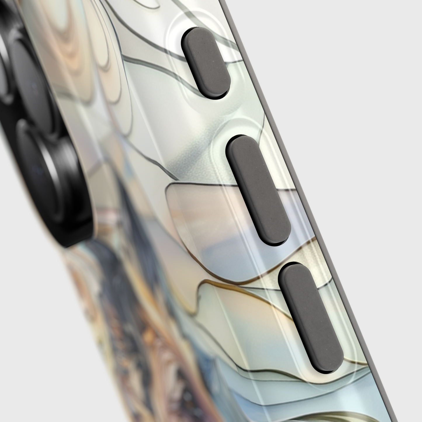German Shepherd Stained Glass Design iPhone Case