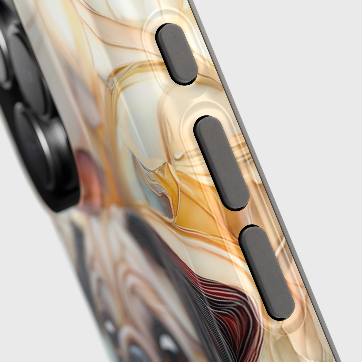 Pug Stained Glass Design iPhone Case