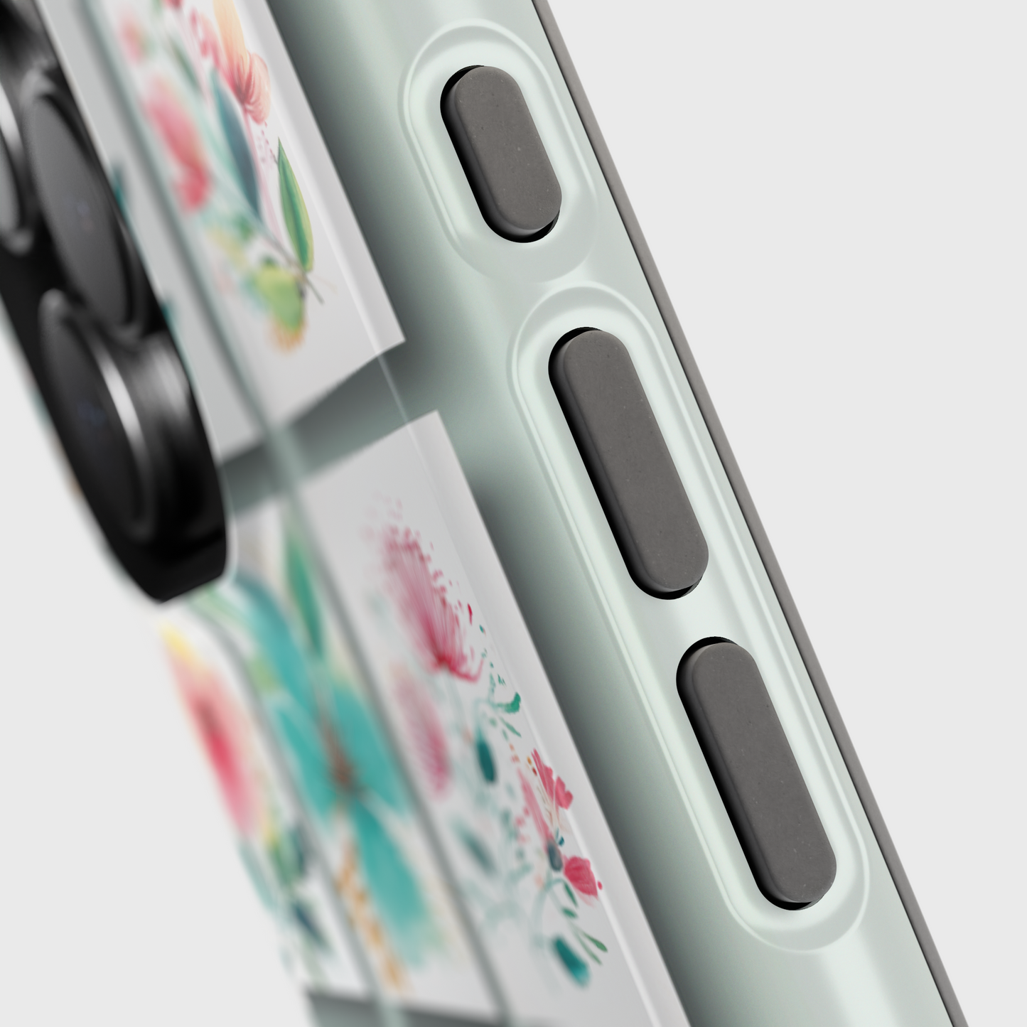 Floral Mosaic Design iPhone Case