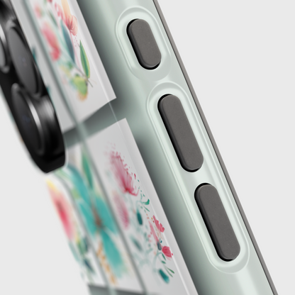 Floral Mosaic Design iPhone Case