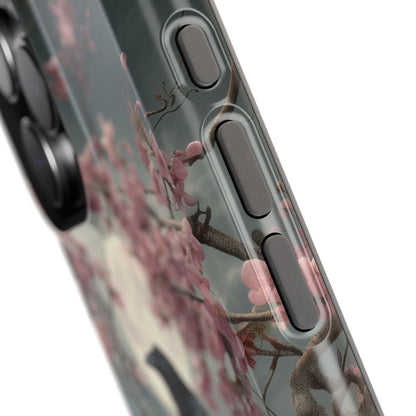 Ravens in Bloom Design iPhone Case