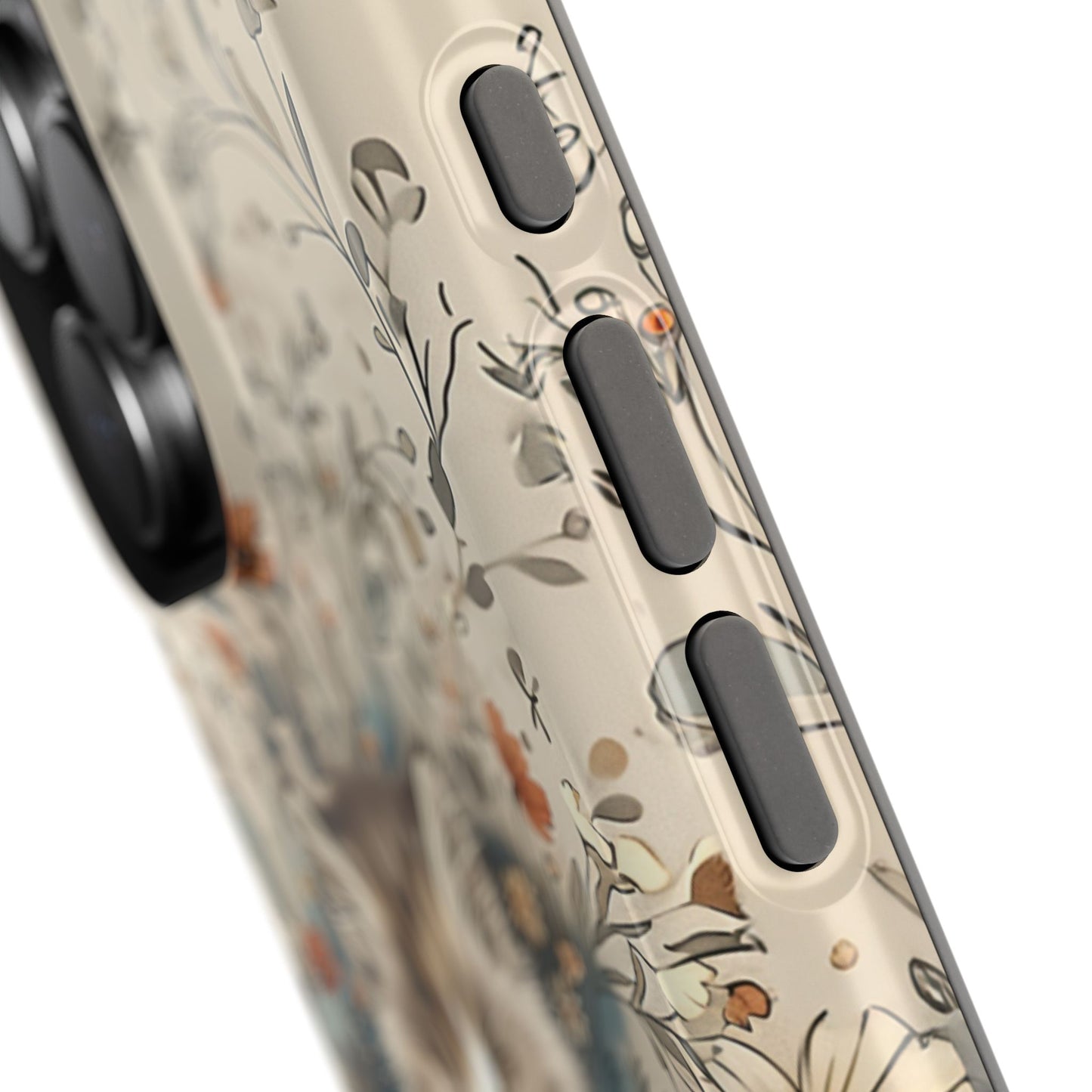 Cute Book Reading Cat Design iPhone Case