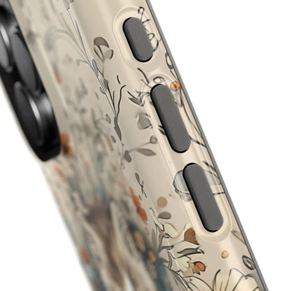 Cute Book Reading Cat Design iPhone Case