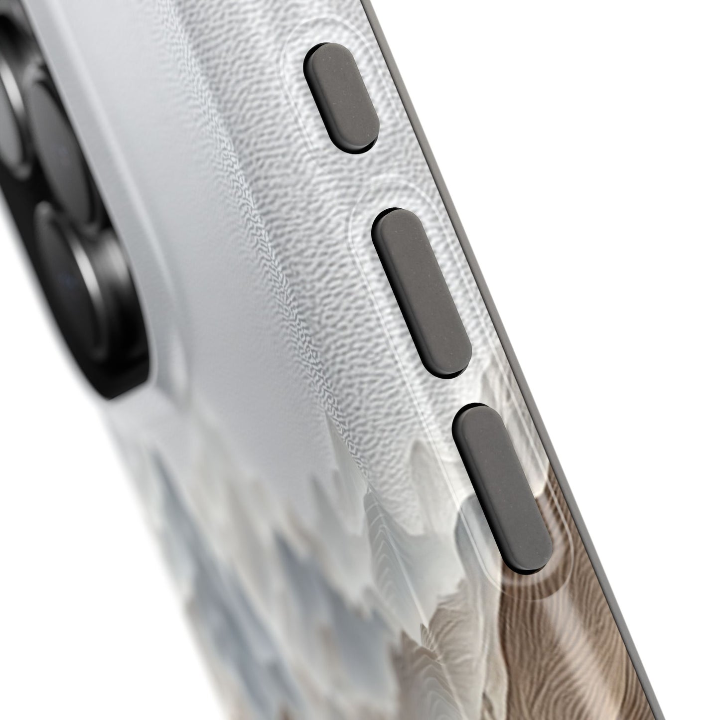 The Sweeping Valley – Sculptural Mountain Design iPhone Case
