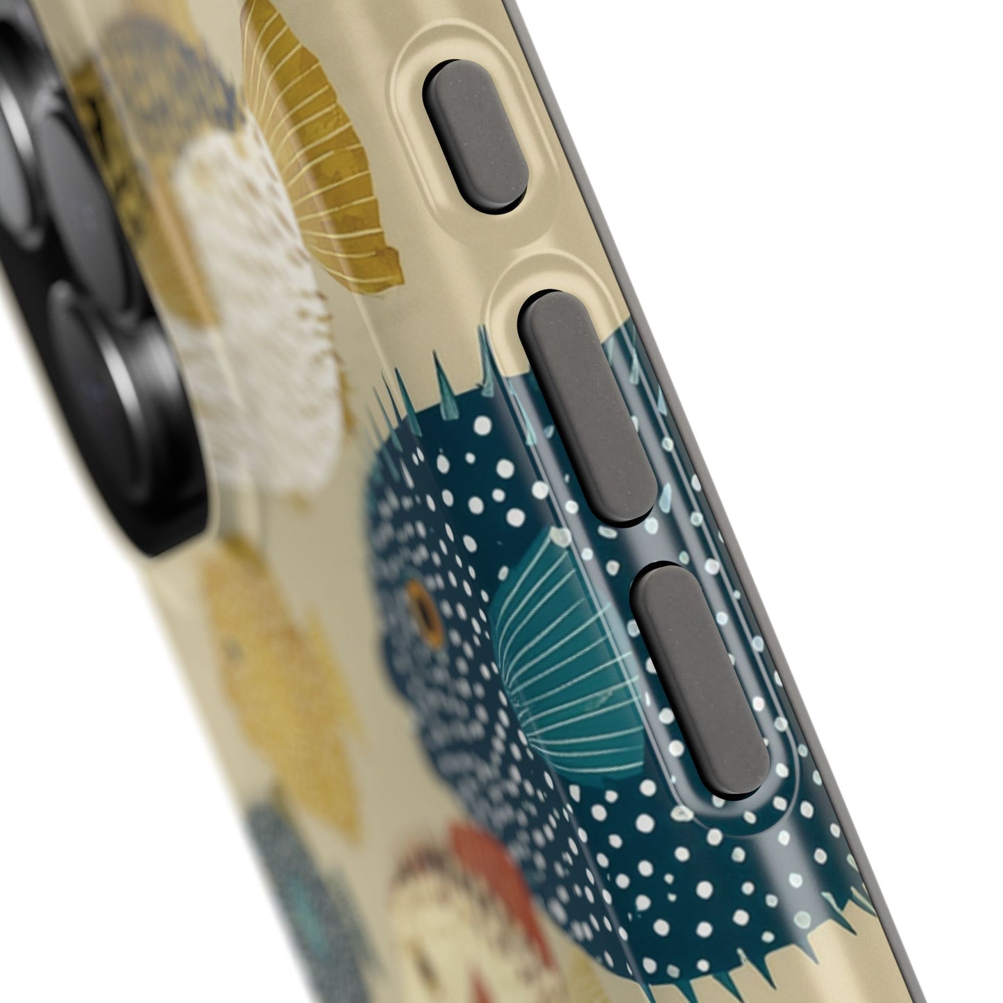 The Vintage Fugu – Retro Pufferfish Design iPhone Case